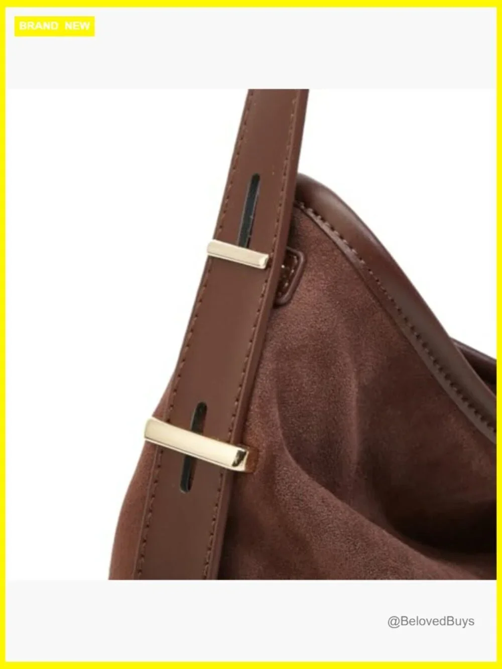 Suede Hobo Bag Tote Crossbody Shoulder Bag Retro Slouchy Handbag Women